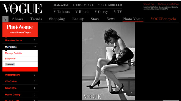 Vogue Italia - "Working" -  "One For Love" Competition