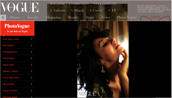 Vogue Italia  - "Red Lipstick for Convivio" Competition